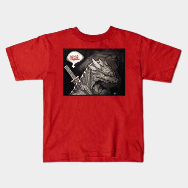 Thom and Blood Drinker Kids T-Shirt by Jhooray